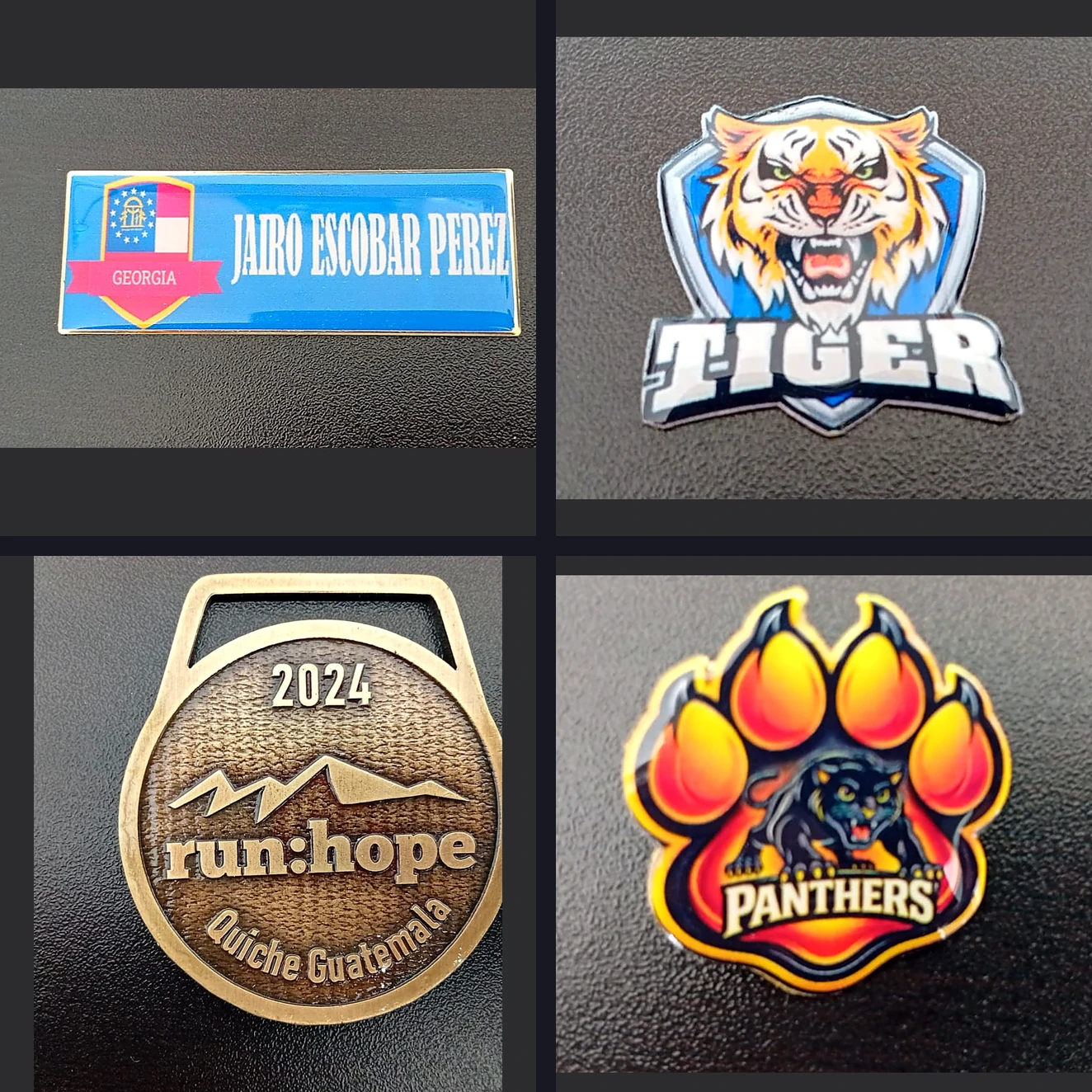 Trabajos personalizados realizados por PinBoton